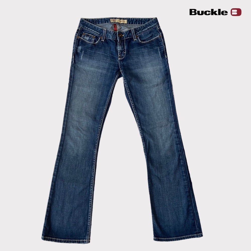 🎉host pic🎉 BKE Buckle Sierra Boot Cut low rise Jeans size 28 x 31.5 y2k denim